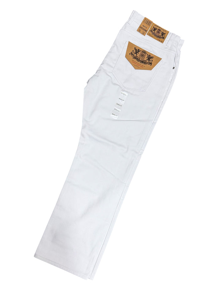 B&T NOIZ STRAIGHT FIT JEANS - DP720X - WHITE