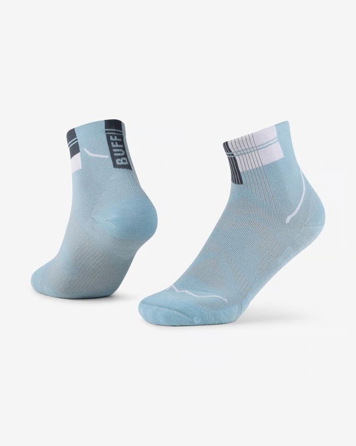 BUFF COOLNET QUARTER SOCK CG DUSTY BLUE