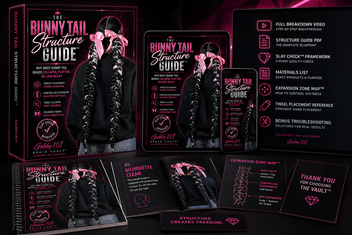 Bunny Tails With Tinsel Highlights — Full Breakdown Kit™