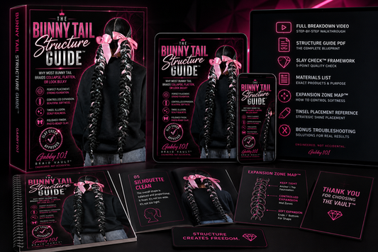 Bunny Tails With Tinsel Highlights — Full Breakdown Kit™