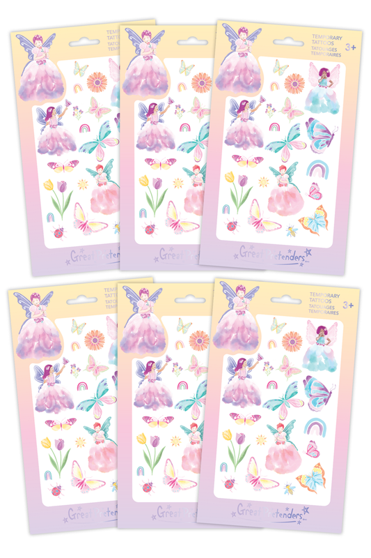 Butterfly Fairy Tattoos, 6pcs Bundle-Great Pretenders USA-Great Pretenders USA