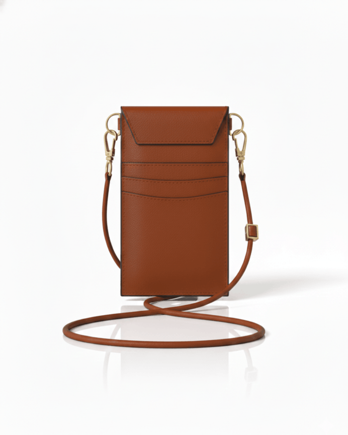 Cancun Brown Plant Based Phone & Card Crossbody (Pre-Order For delivery Nov 28th 2026)