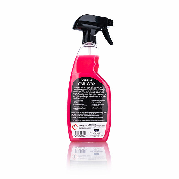Optimum Car Wax 17oz Label
