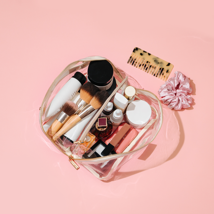 CASEY | Clear Flat Lay Makeup Bag
