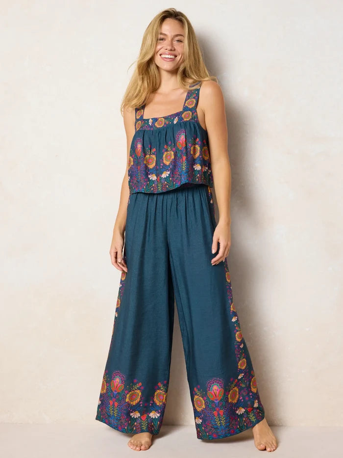 Cece Tank - Slate Blue-view 2