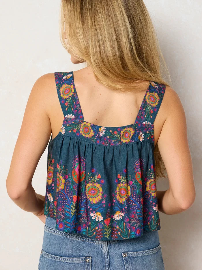 Cece Tank - Slate Blue-view 4