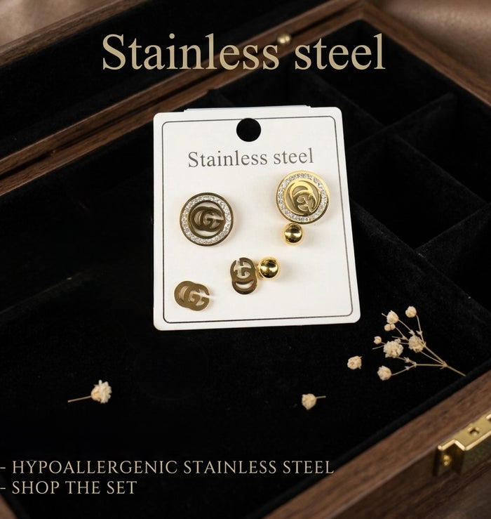 CG Earring Set of 3