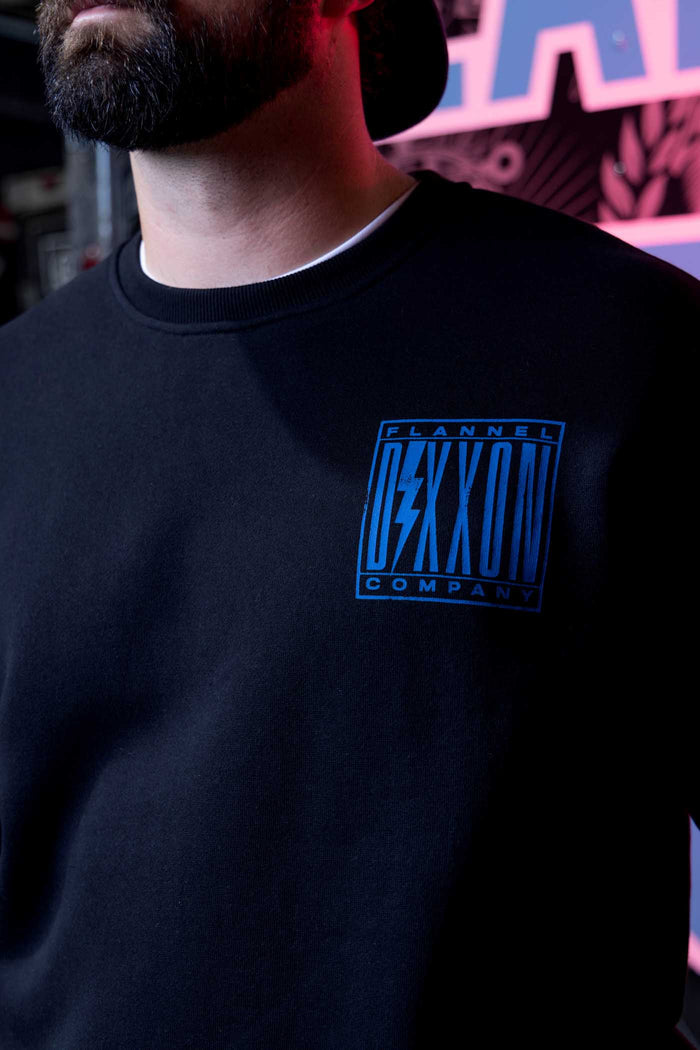 Charged Crewneck - Blue / Black