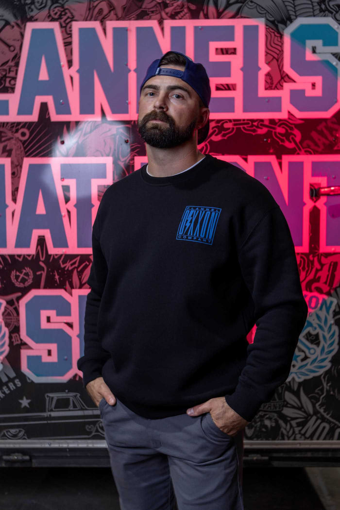 Charged Crewneck - Blue / Black