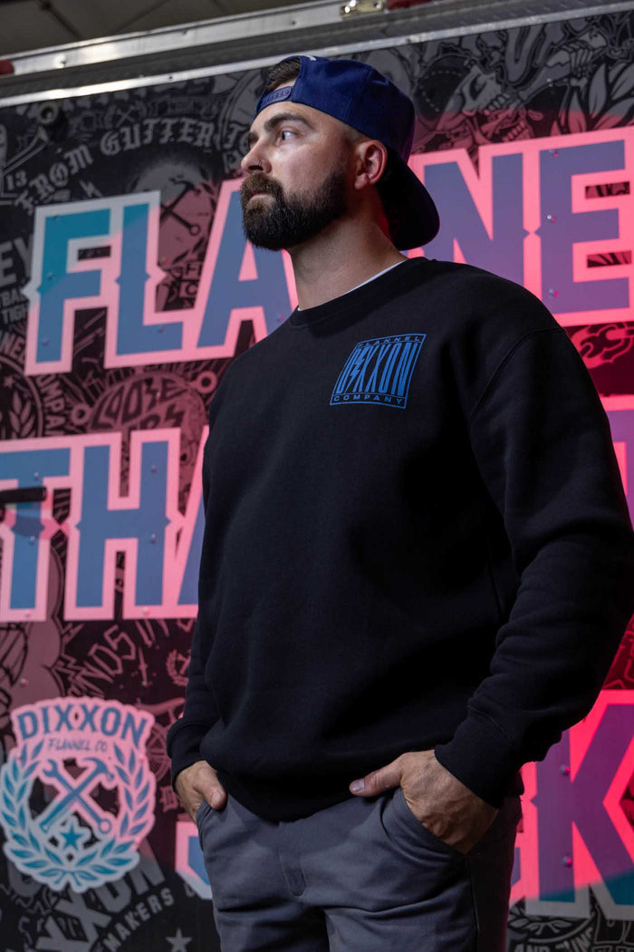 Charged Crewneck - Blue / Black
