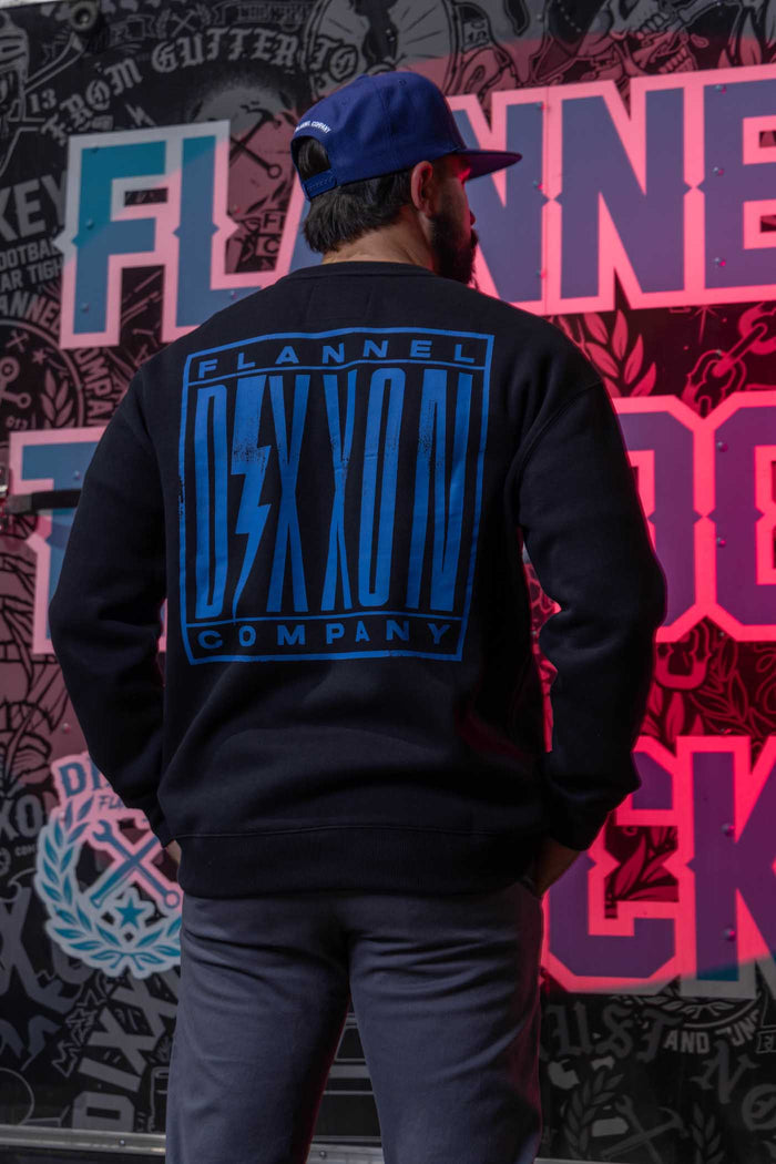 Charged Crewneck - Blue / Black