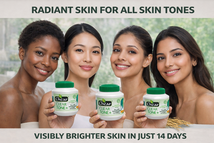 Chear Clear Tone Rice Milk Brightening Cream 500ml | Kojic Acid Dark Spot Remover | Glow & Even Skin Tone UK