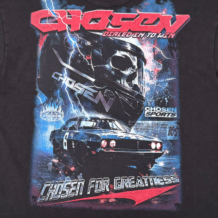 CHOSEN "DRIVER" OVERSIZE T-SHIRT - CS6141 - BLACK