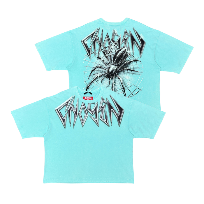 CHOSEN "SPIDER" OVERSIZE T-SHIRT - CS6114 - TEAL