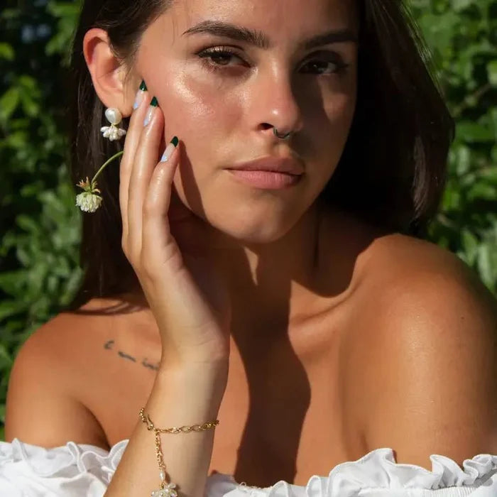 Christine Elizabeth | Fleurette Droplet Bracelet