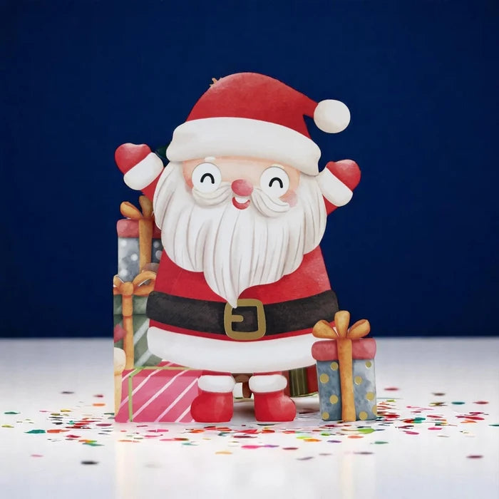Alljoy Design - Christmas Card - Santa - Front