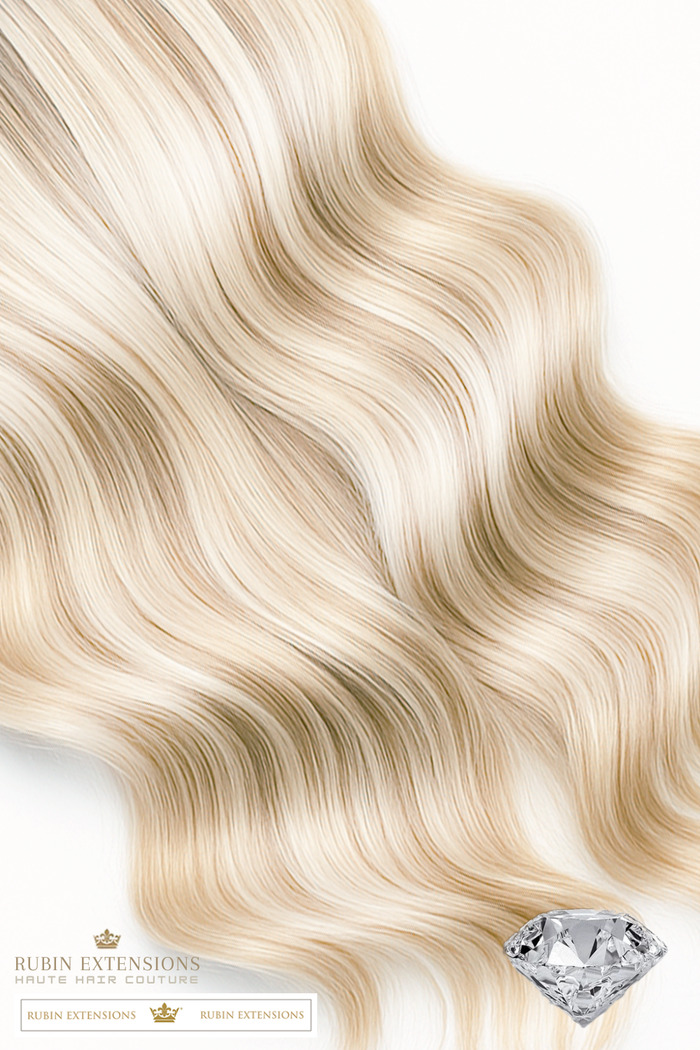 Clip-In Extensions Gold Blonde & Platinum Blonde | Diamond Line | Rubin Extensions