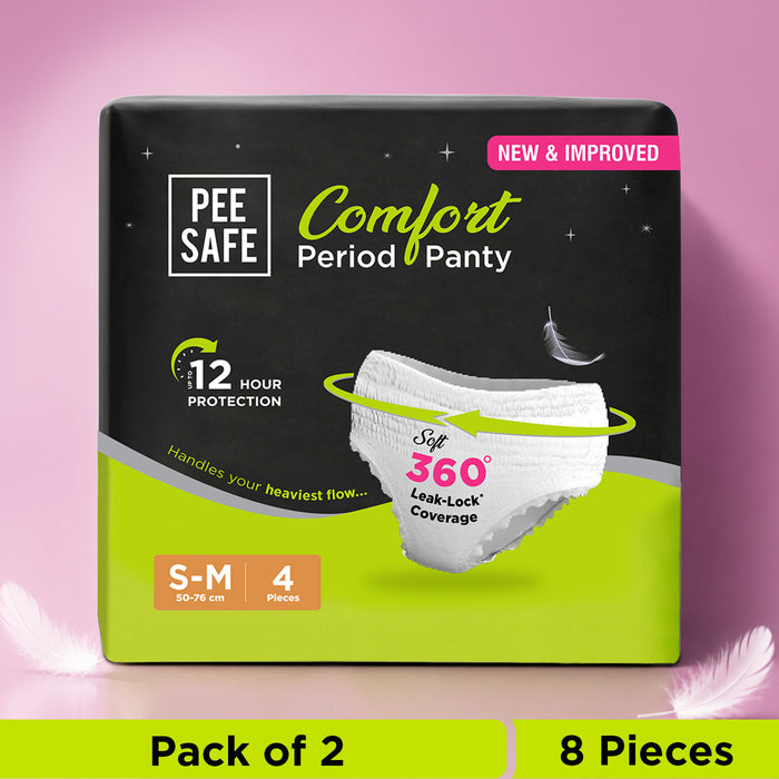 Pee Safe Comfort Period Panty S-M (8 Panty)