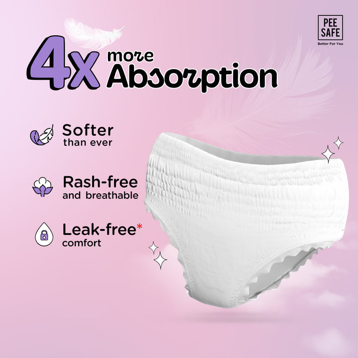 Pee Safe Comfort Period Panty XL-XXL (8 Panty) *