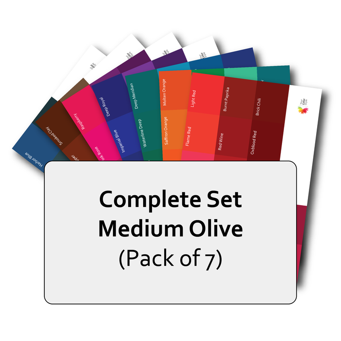 Complete Set of Medium Olive Postcard Prints