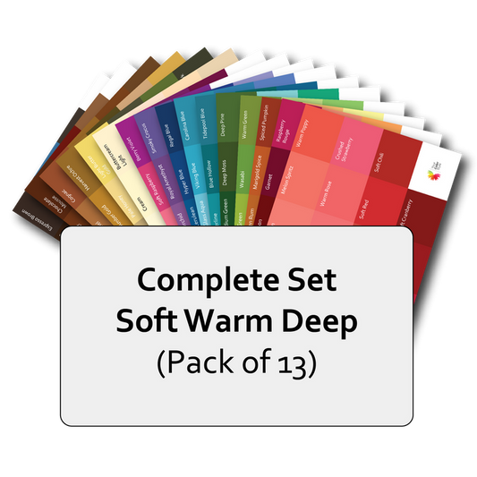 Complete Set of Soft Warm Deep Postcard Prints