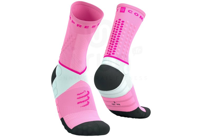COMPRESSPORT ULTRA TRAIL SOCKS V2.0 BEGONIA NEON