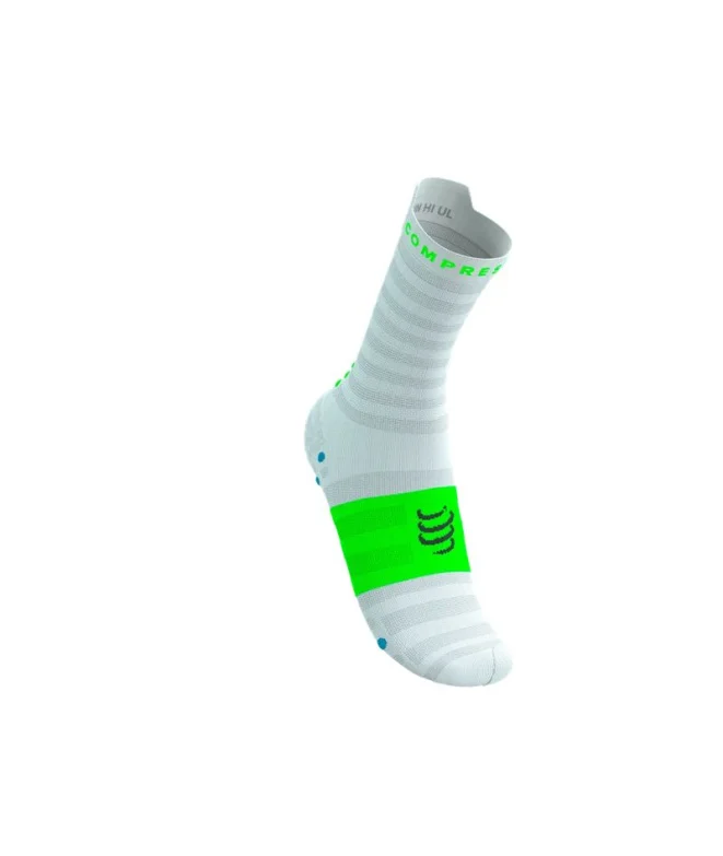 COMPRESSPORT ULTRALIGHT RUN HIGHT WHITE