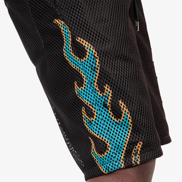 COPPER RIVET - MESH SHORT - 611505 - BLACK