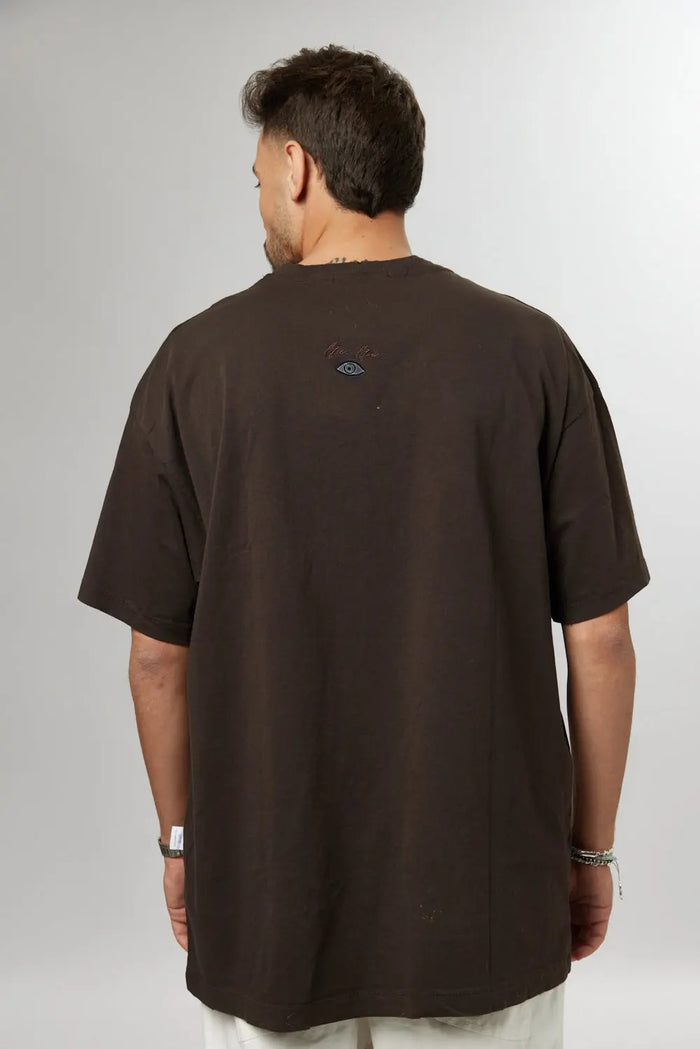 Cotton T-Shirt - Brown TFU-TFU shop