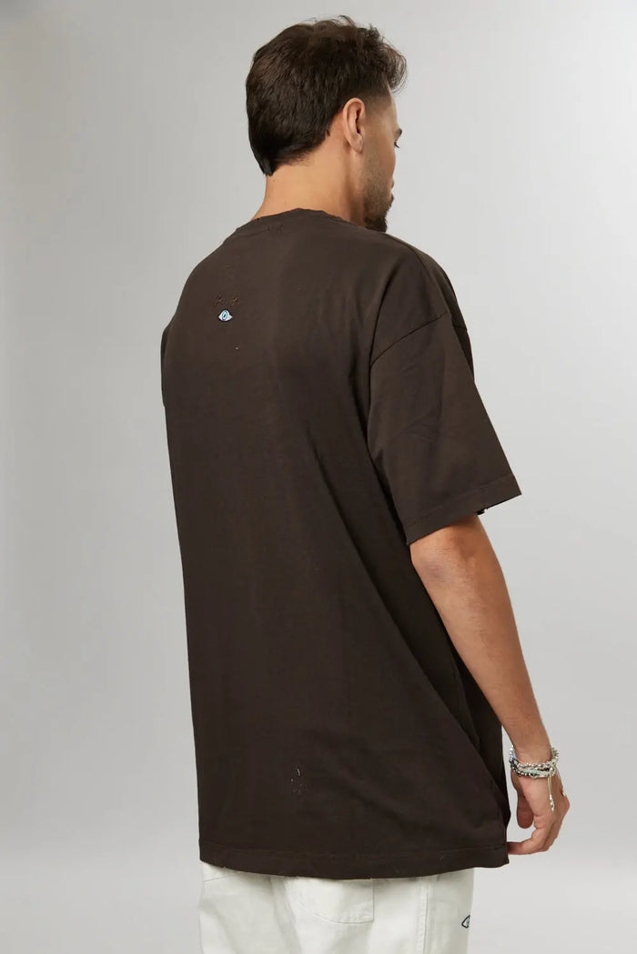 Cotton T-Shirt - Brown TFU-TFU shop