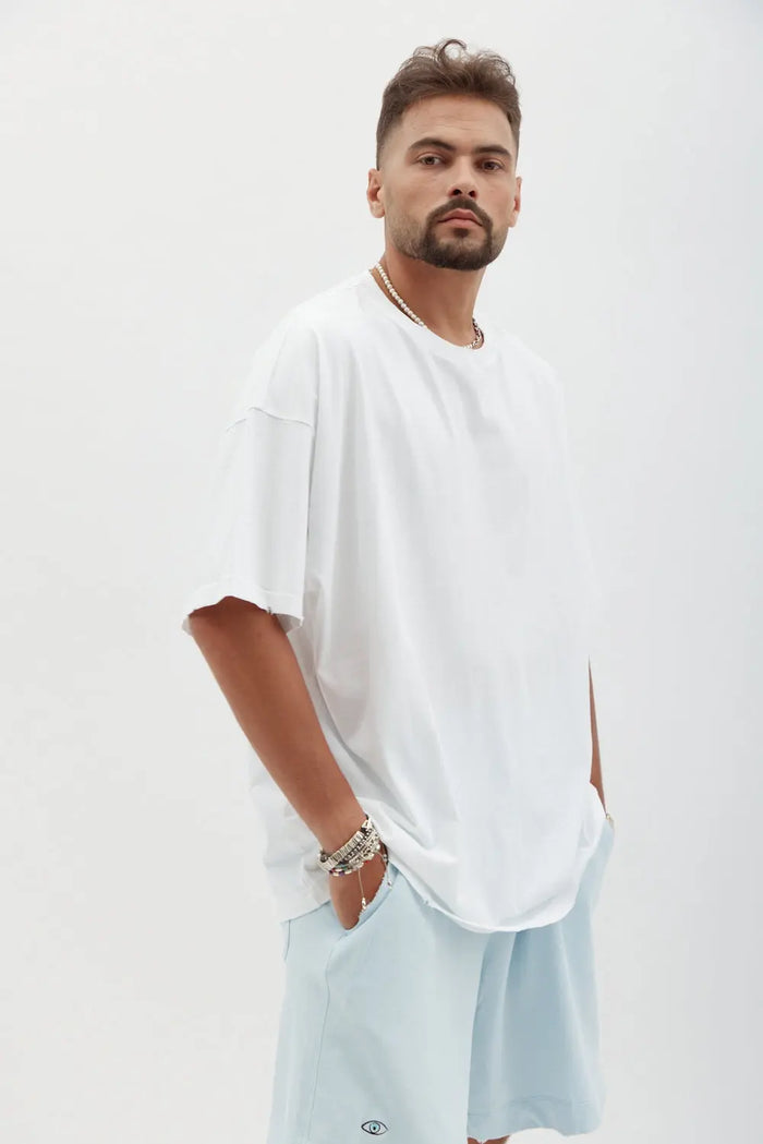 Cotton T-Shirt - White TFU-TFU shop