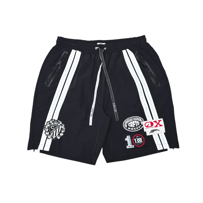 CRAFTED FASHION SHORT SET - CR573 - BLACK