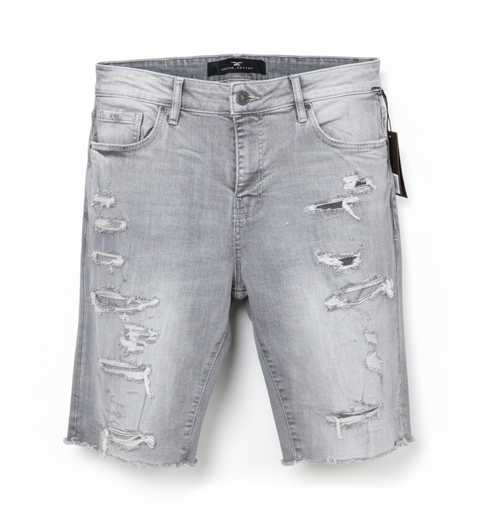 JORDAN CRAIG DENIM SHORT - J3226S - ARCTIC GREY