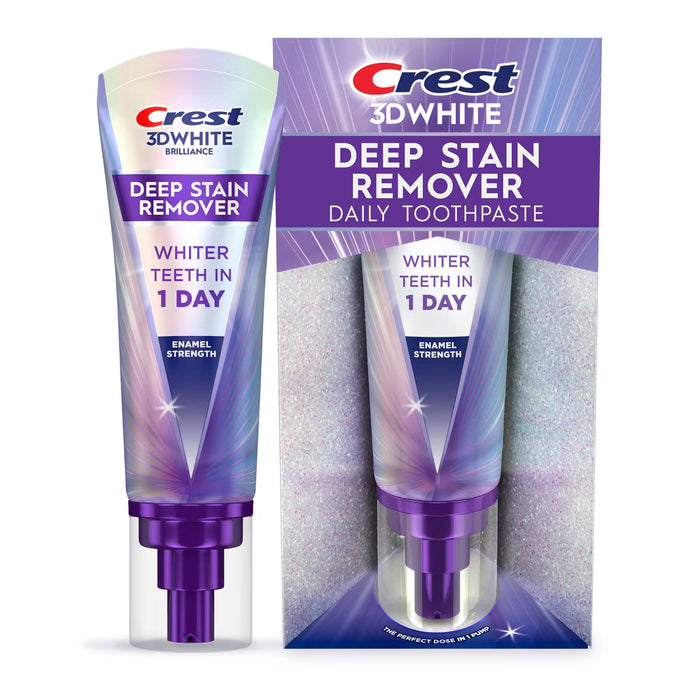 Crest 3D White Deep Stain Remover Enamel Strength - 3.1oz