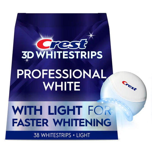 Crest 3D Whitestrips Professional White with Light Teeth Whitening Kit - 19 Treatments