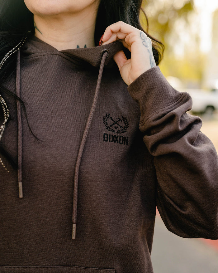 Crest Lightweight Womens Hood - Brown