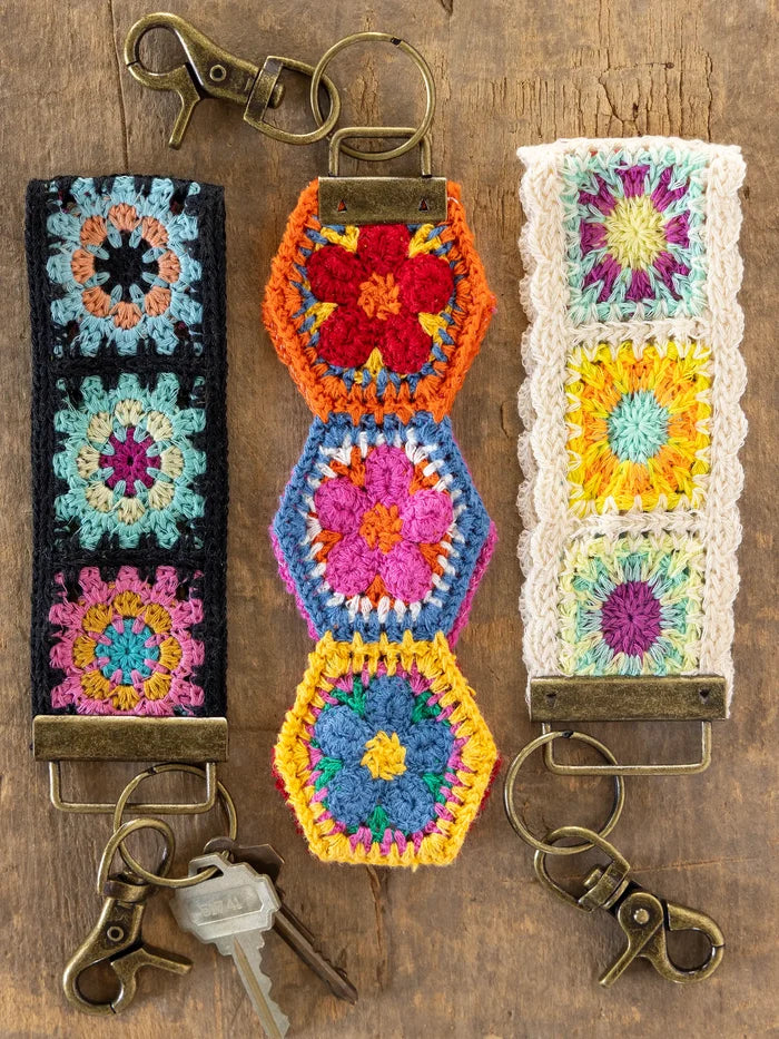 Crochet Key Fob - Orange-view 5
