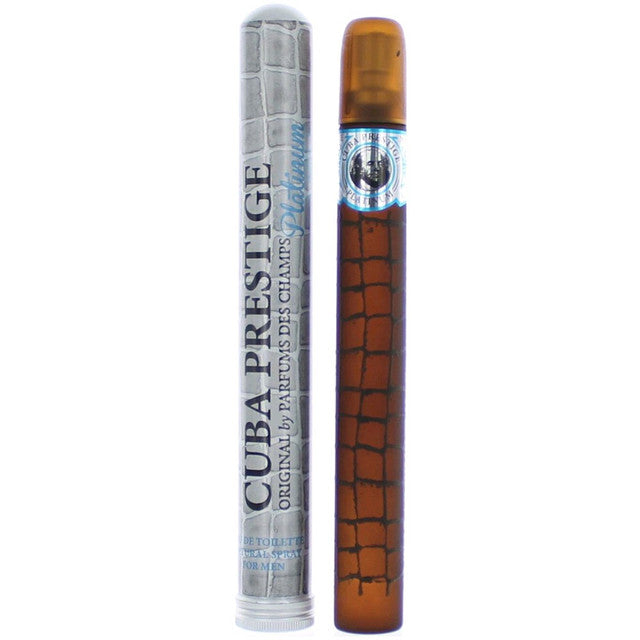 CUBA ORIGINAL PRESTIGE PLATINUM EDT SPRAY FOR MEN 1.17FL. OZ