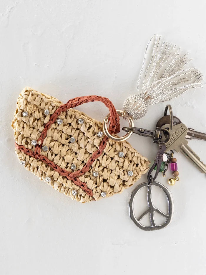 Cutest Little Tote Bag Charm & Keychain-view 3