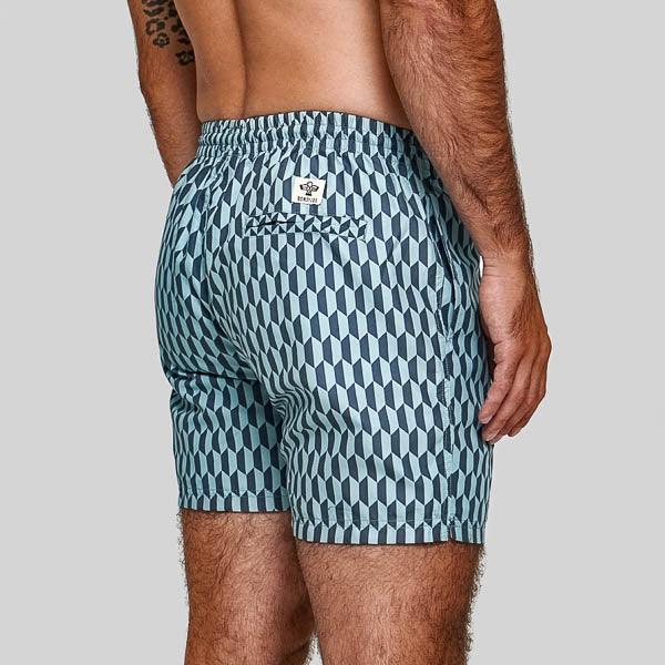 Cutler Mens Swim Trunks - Bondi Joe Swimwear