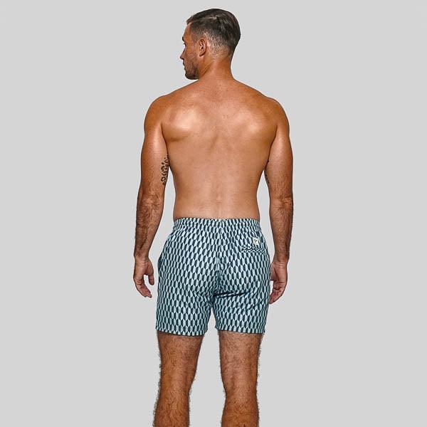 Cutler Mens Swim Trunks - Bondi Joe Swimwear