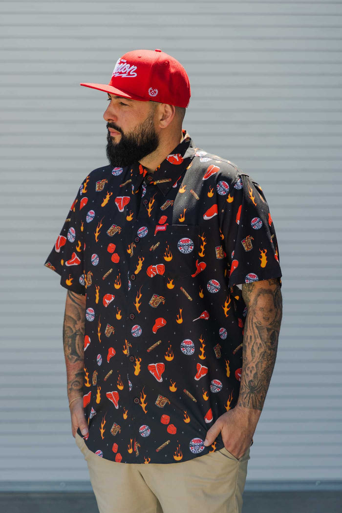 Dark Side of the Grill Short Sleeve Party Shirt