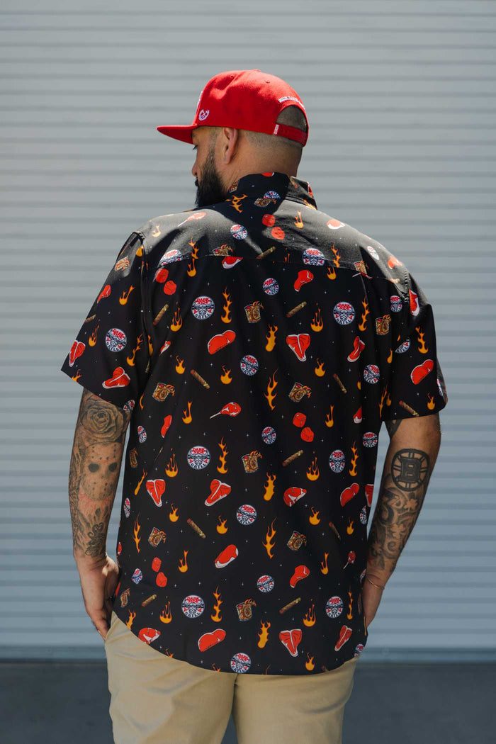 Dark Side of the Grill Short Sleeve Party Shirt