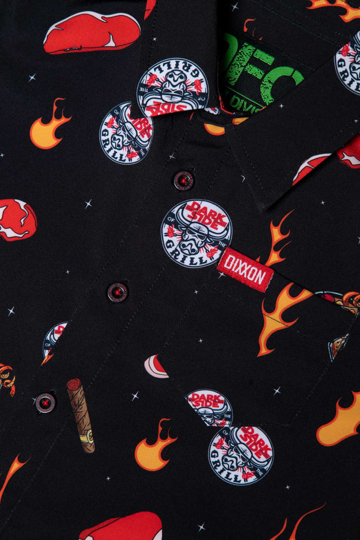 Dark Side of the Grill Youth Short Sleeve Party Shirt