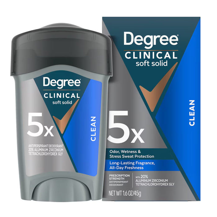 Degree Men Clinical Protection Clean Anti-Perspirant 1.6 Oz - 24  Pack
