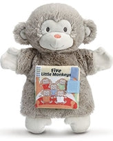 Demdaco Nursery Rhyme Puppet - 5 Little Monkeys - Cardsmart & Gift