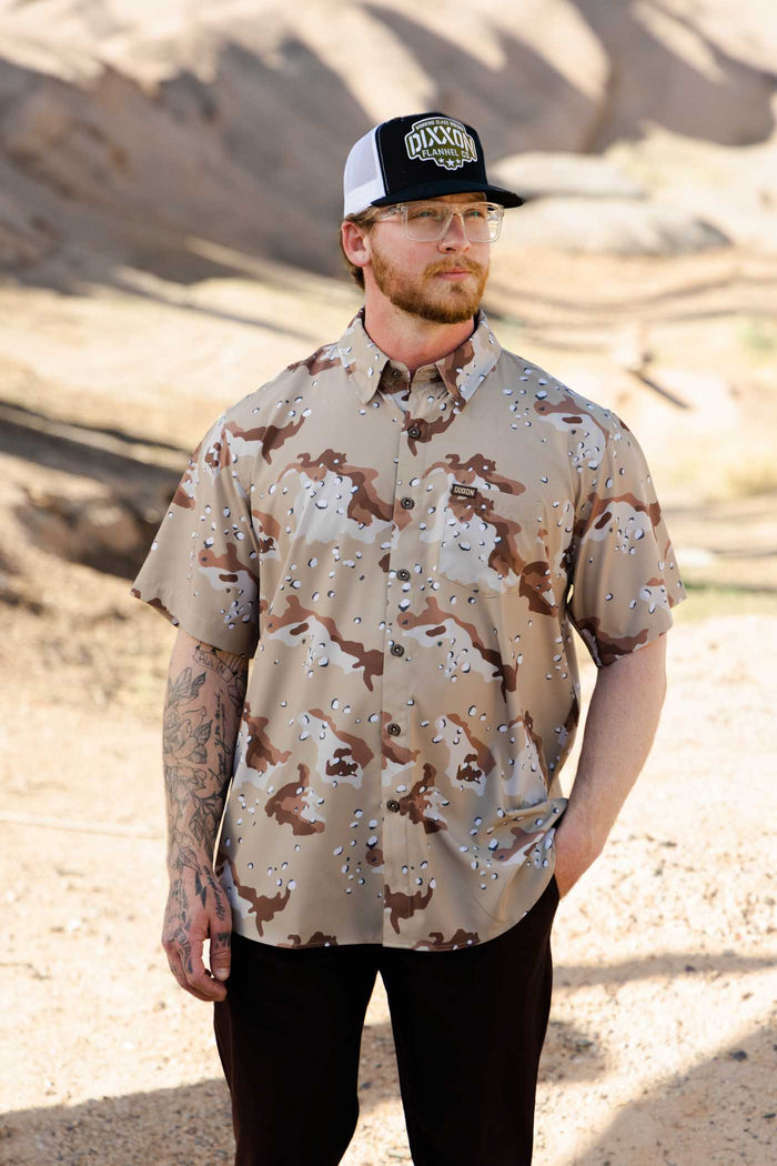 Desert Storm Short Sleeve Party Shirt