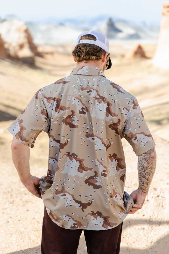 Desert Storm Short Sleeve Party Shirt