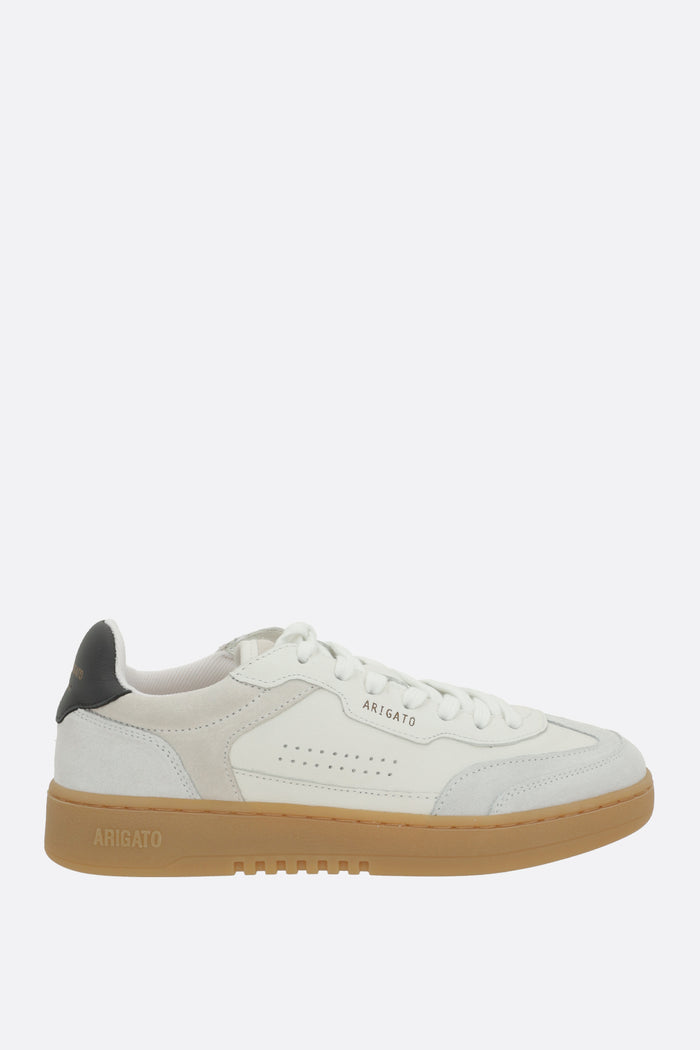 Dice T-Toe sneakers in smooth leather and suede