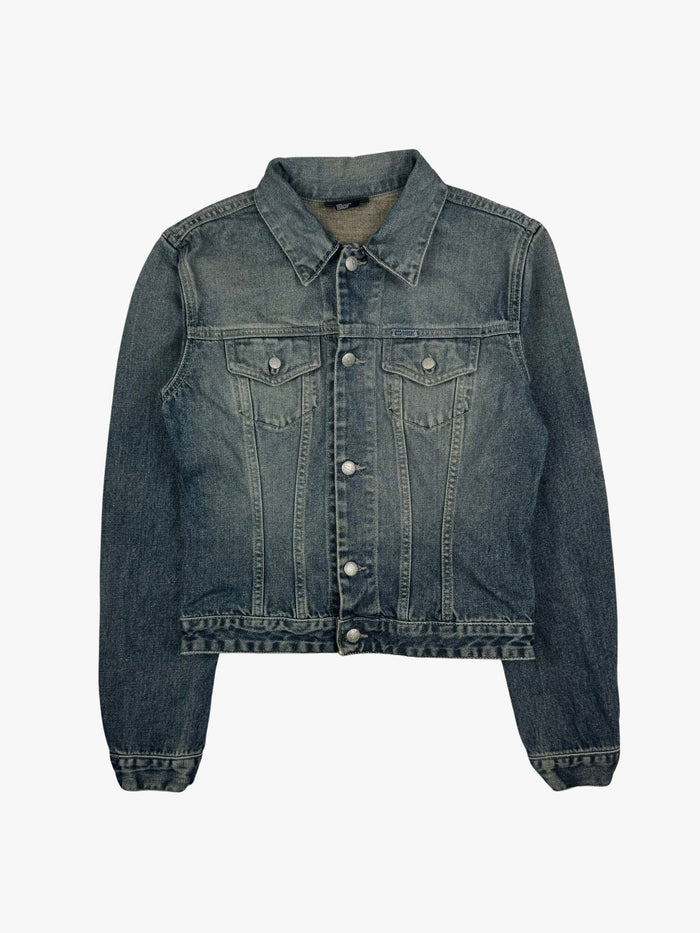 Diesel Cropped Trucker Denim Jacket